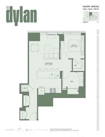 Unit 2109 floor plan