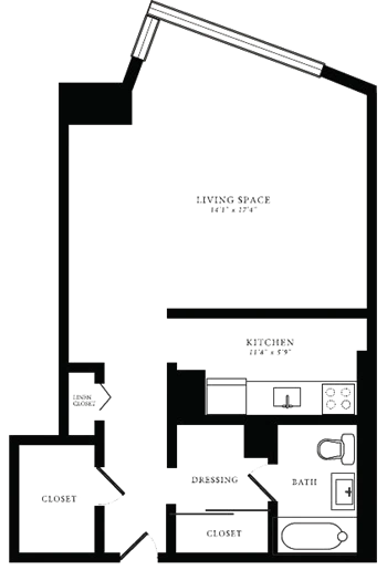 Unit 100616 floor plan