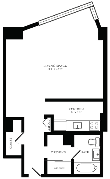 Unit 100419 floor plan