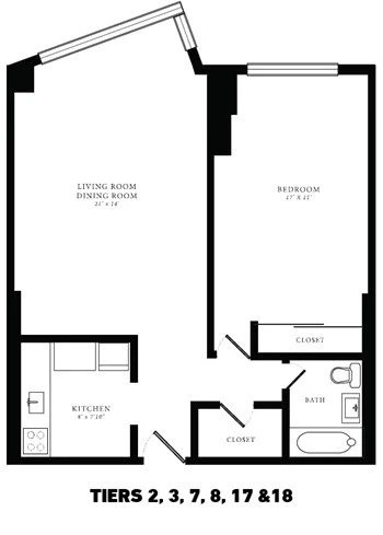 Unit 100507 floor plan