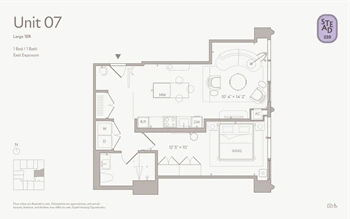 Unit 607 floor plan