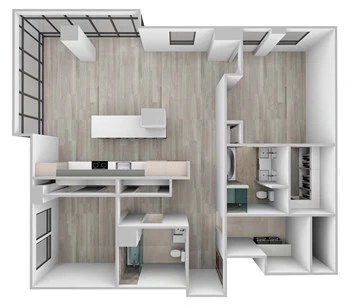 Unit 501 floor plan