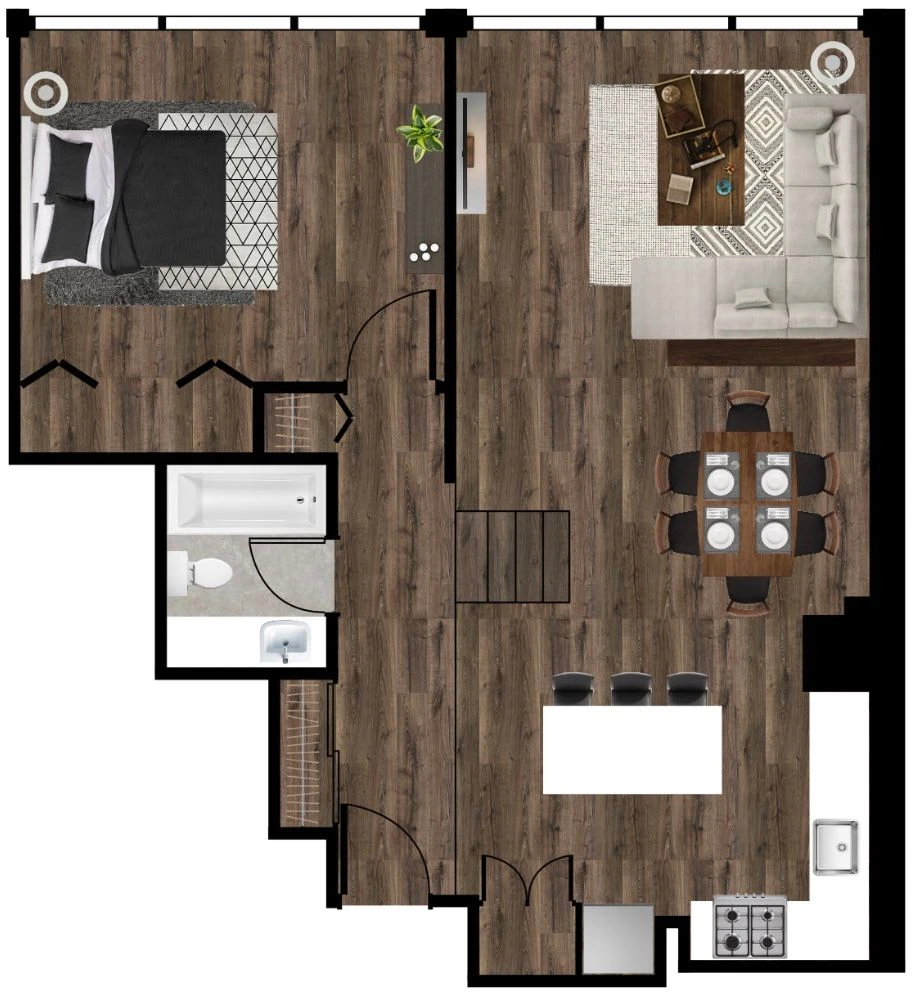 Unit 06B floor plan