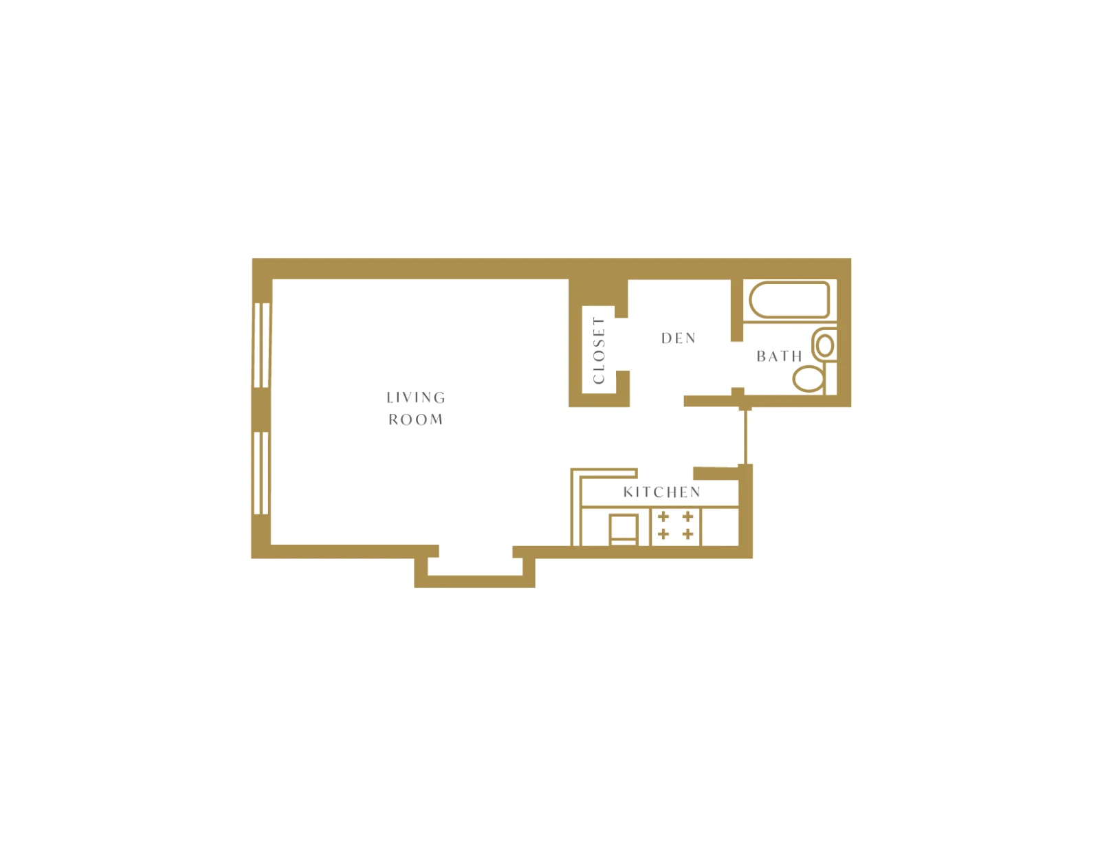 Unit 011S floor plan