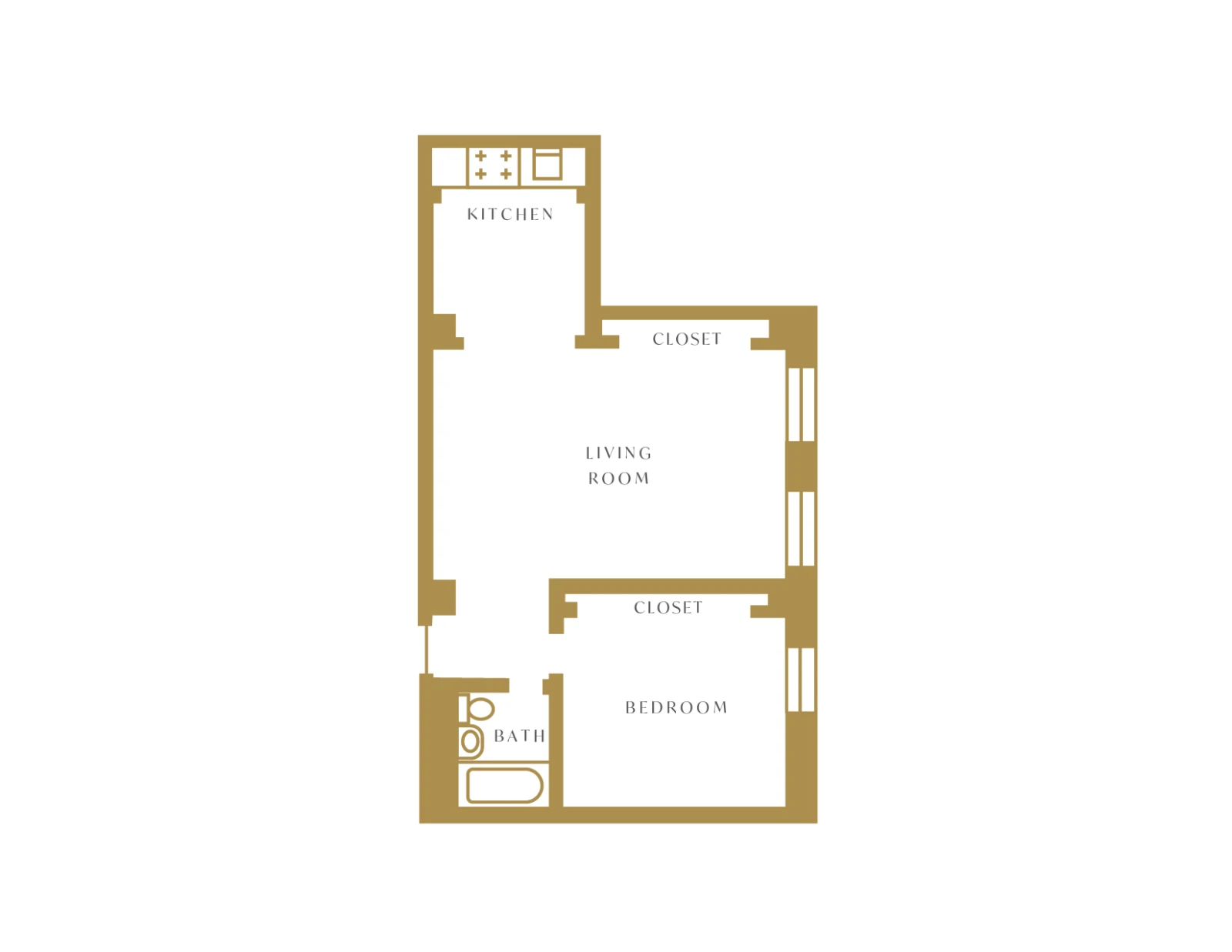 Unit 019M floor plan