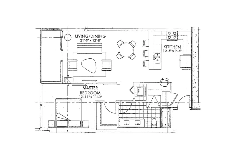 Unit 1808 floor plan