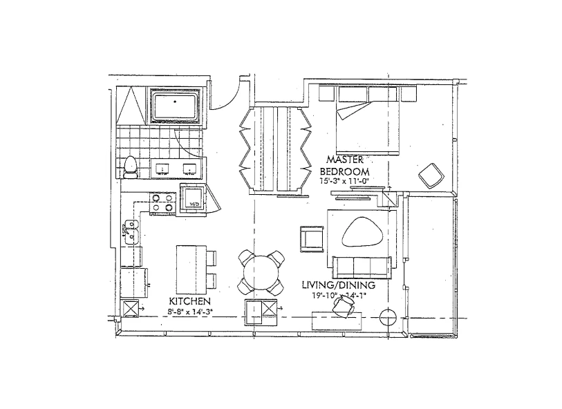 Unit 2405 floor plan