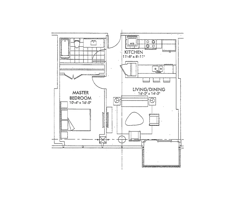 Unit 2306 floor plan