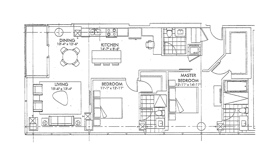 Unit 2207 floor plan
