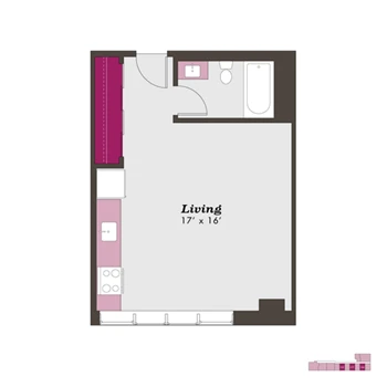 Unit 205 floor plan