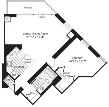 Unit 001710 floor plan