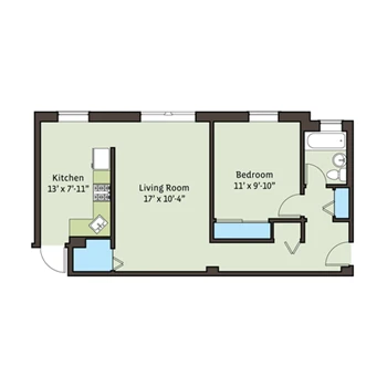 Unit 4728-02A floor plan