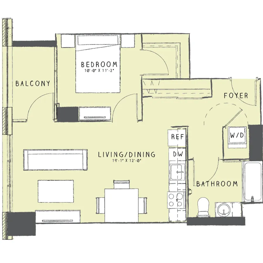 Unit 2808 floor plan