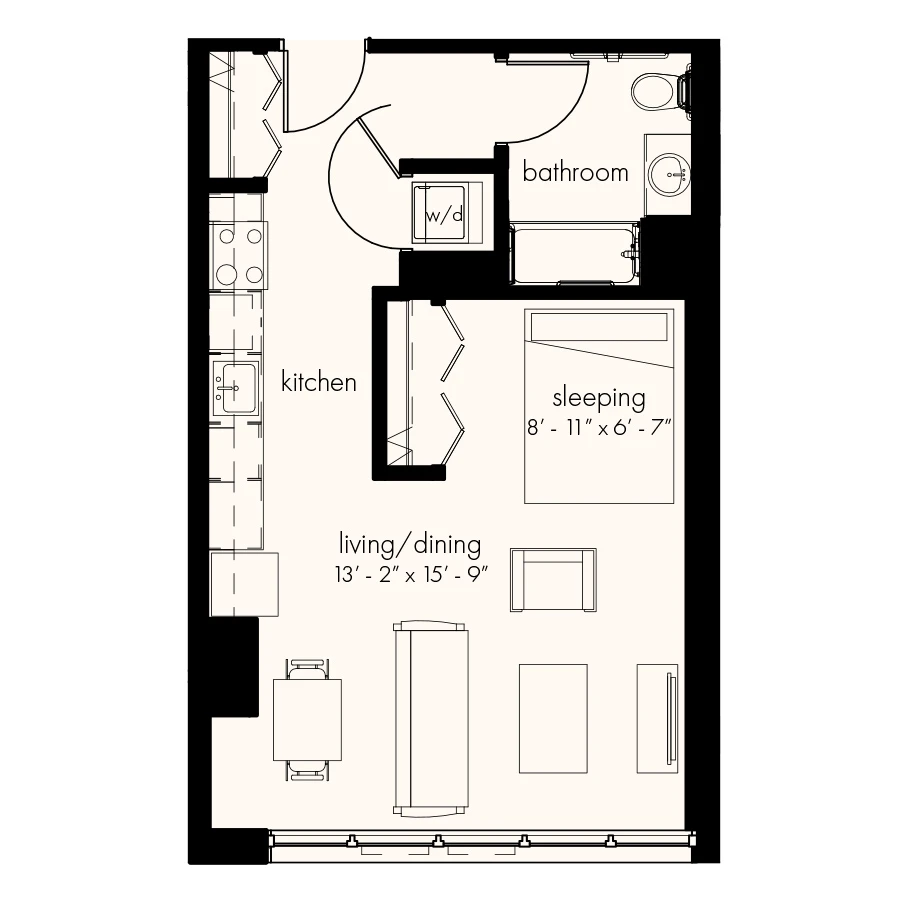 Unit 1904 floor plan
