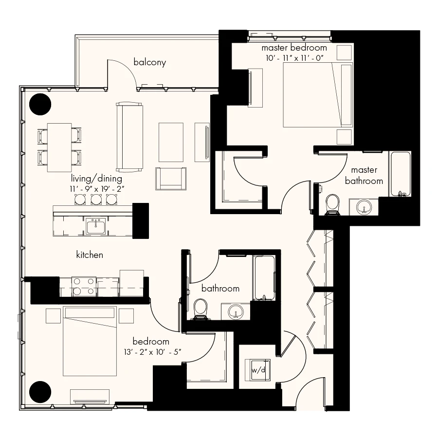 Unit 3015 floor plan
