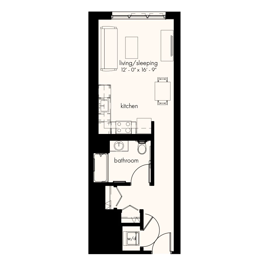 Unit 1010 floor plan