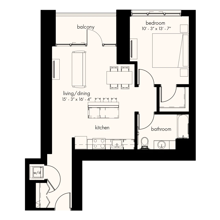 Unit 3812 floor plan