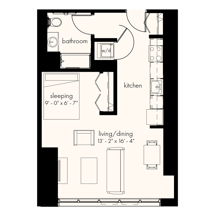 Unit 2805 floor plan