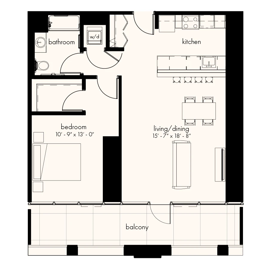 Unit 0304 floor plan
