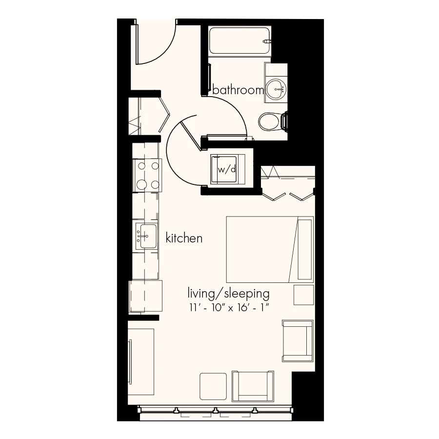 Unit 3007 floor plan
