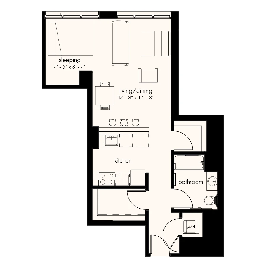 Unit 2614 floor plan