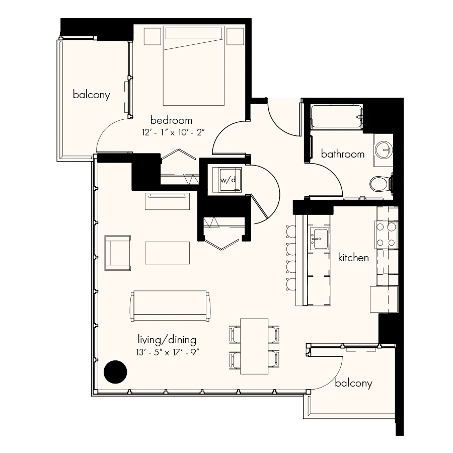 Unit 2601 floor plan