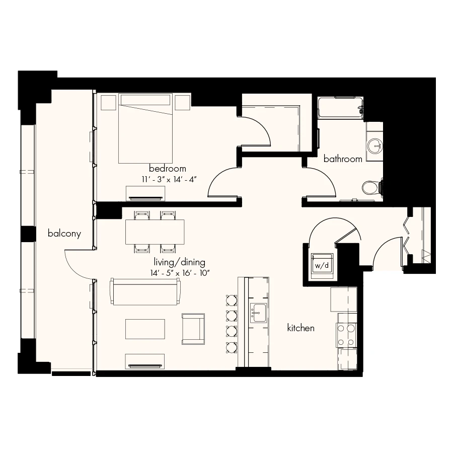 Unit 0315 floor plan