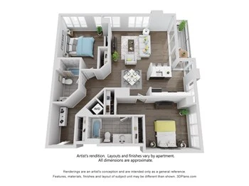 Unit 2206 floor plan