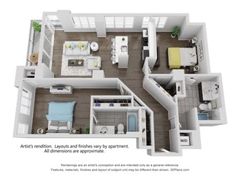 Unit 2009 floor plan