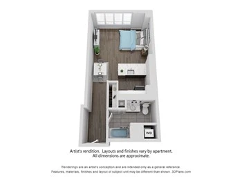 Unit 1005 floor plan