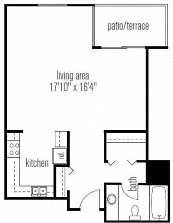 Unit 1509 floor plan