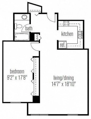 Unit 0405 floor plan