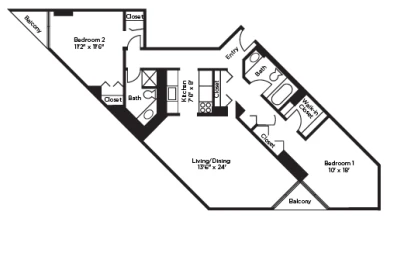 Unit 01-2003 floor plan
