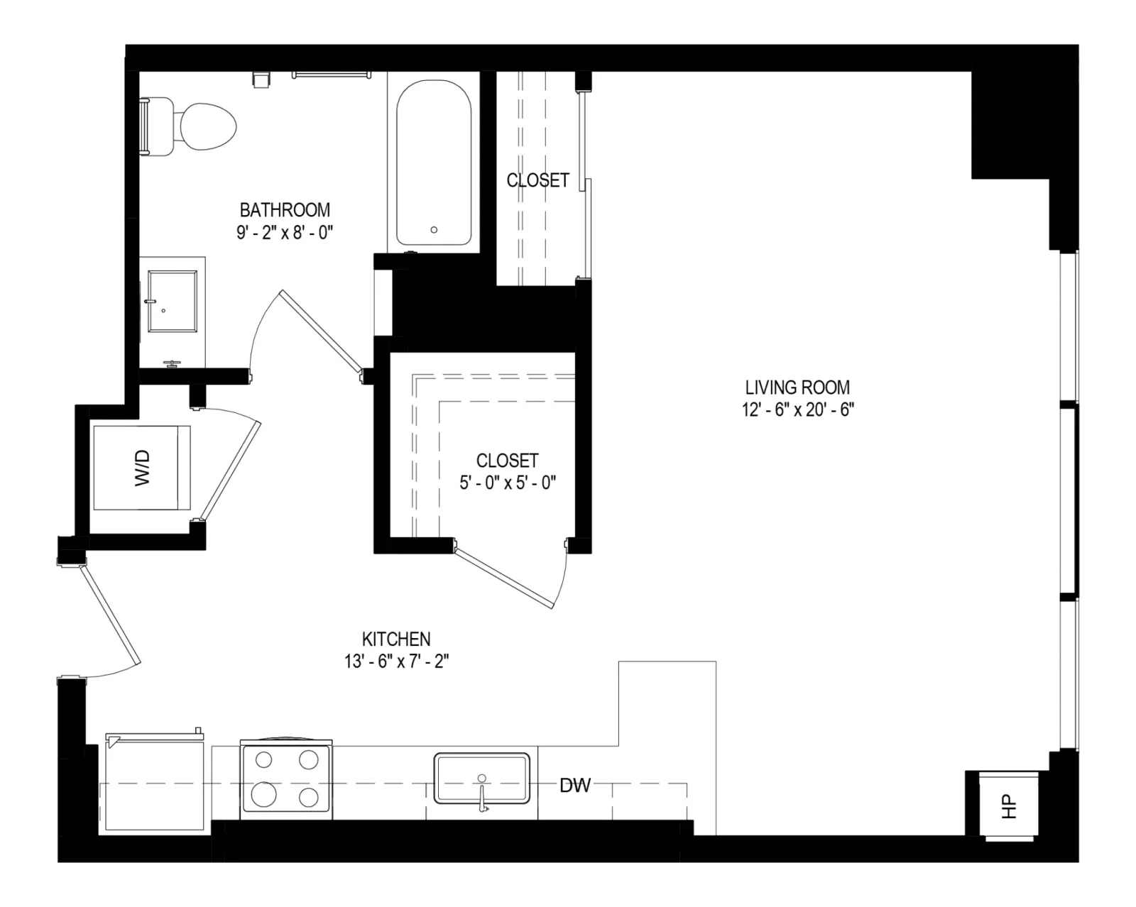 Unit 0813 floor plan
