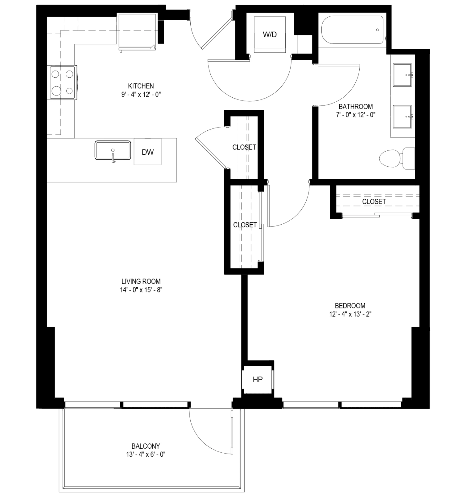 Unit 0710 floor plan