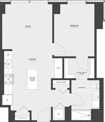 Unit 0906 floor plan
