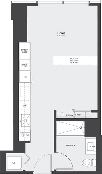 Unit 1404 floor plan