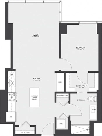 Unit 1703 floor plan