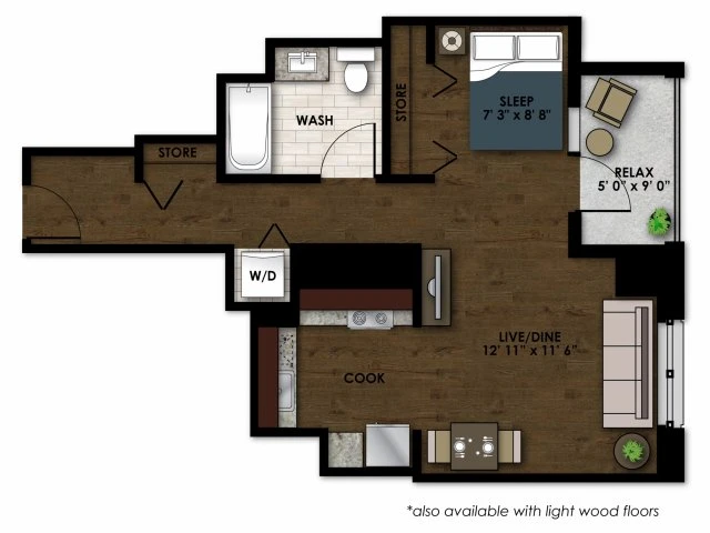 Unit 2209 floor plan