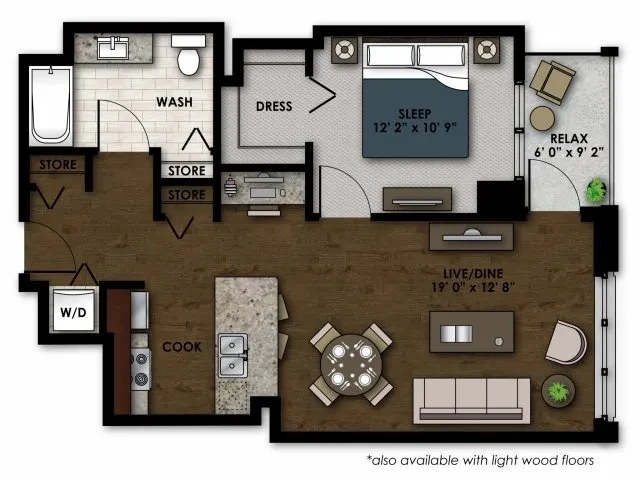 Unit 1811 floor plan