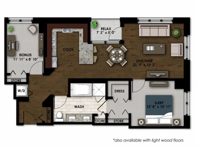 Unit 2212 floor plan