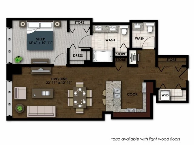 Unit 4204 floor plan