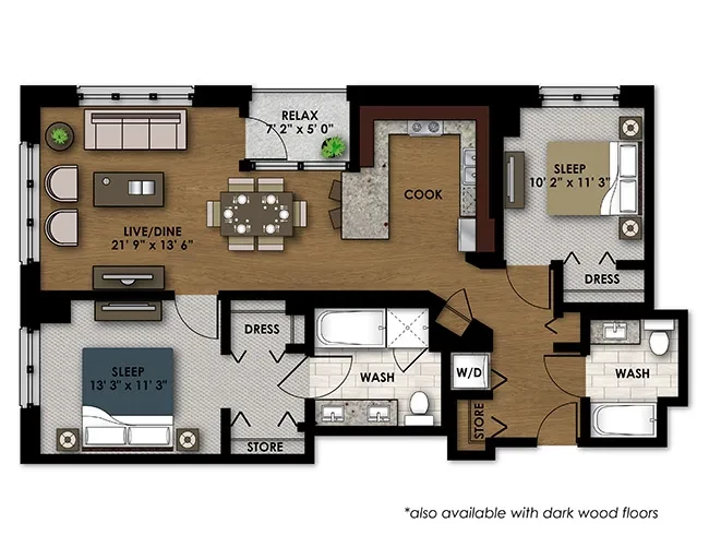 Unit 2902 floor plan