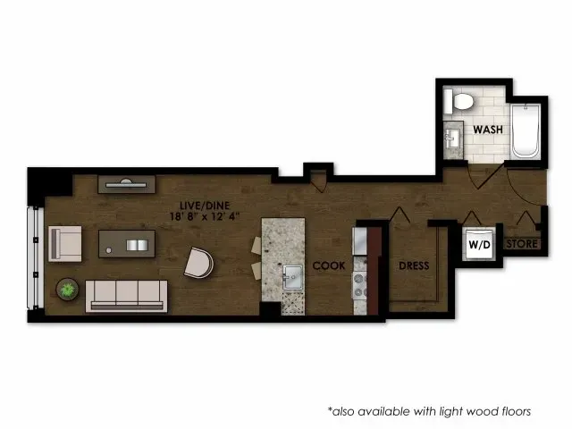 Unit 2305 floor plan