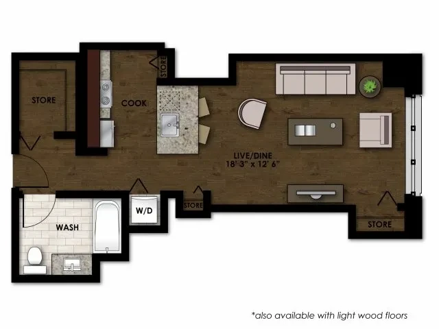 Unit 1710 floor plan