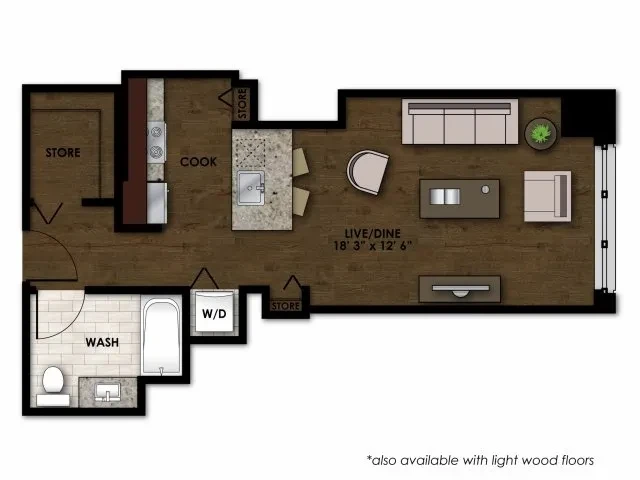 Unit 3409 floor plan