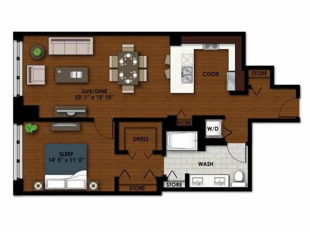 Unit 5002 floor plan