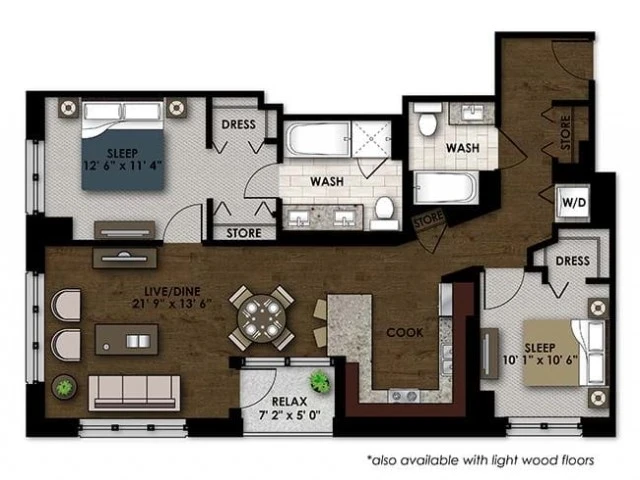 Unit 2906 floor plan