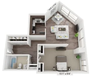 Unit 02-0402 floor plan