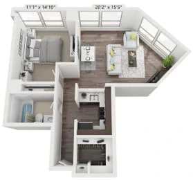 Unit 02-0612 floor plan